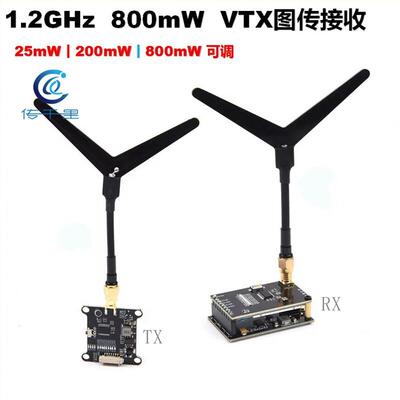 无线图传发射接收1.2/1.3G / VTX-1G3SE/VRX-1G3-V2 800mw 9CH