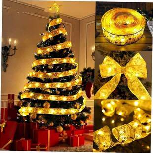 Christmas Decoration LED Ribbon Fairy Lights Christmas Tree1