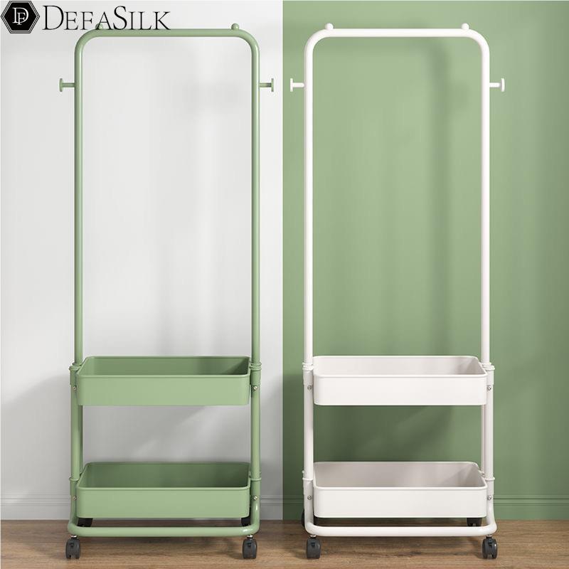 晾衣架落地卧室家用阳台晒衣服架子晾衣杆简易单杆式折叠挂衣架子