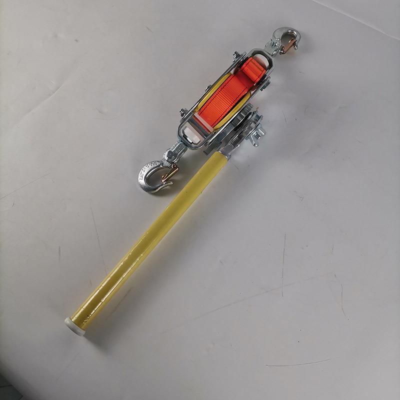 手动齿轮拉线器绝缘紧线器1.5T电力绝缘荷蒂机棘轮式电力收紧器