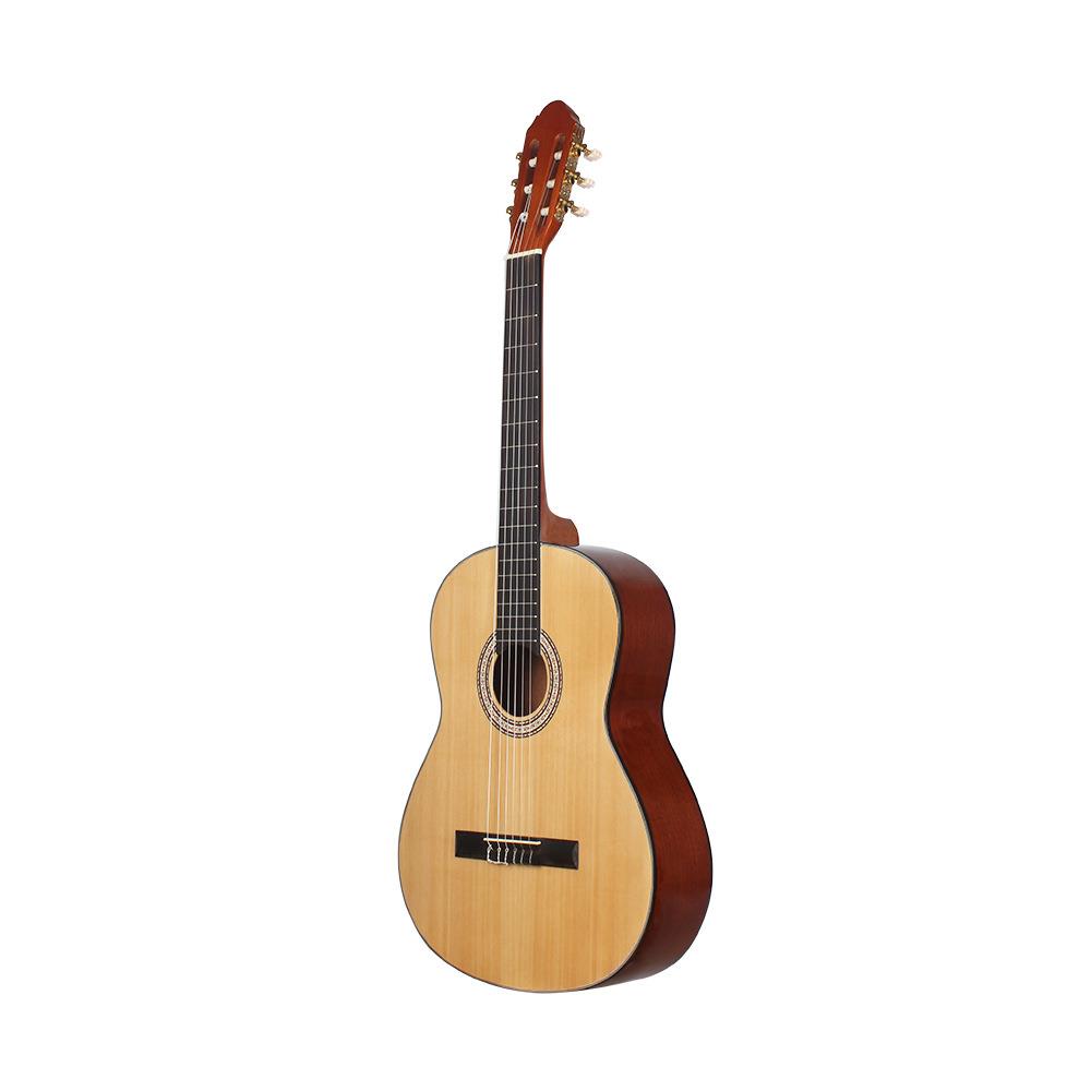 9寸古典吉他gutar比学生成人EFT初学者吉他云杉沙利圆角i木吉他3