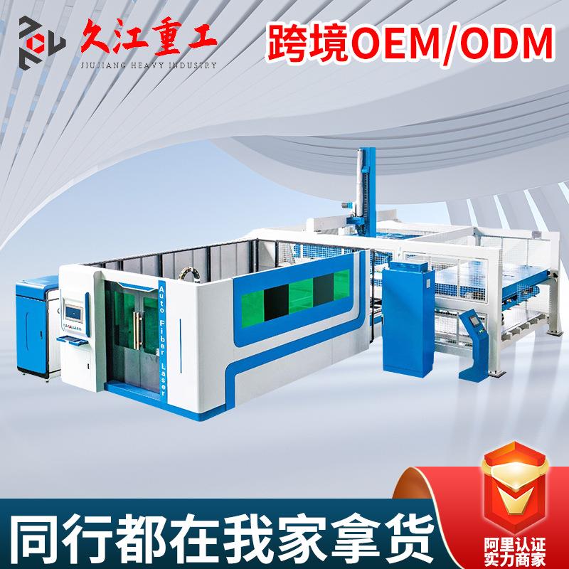 大型激光切割机4000W-20000W全包围高效率全自动锐科发生器