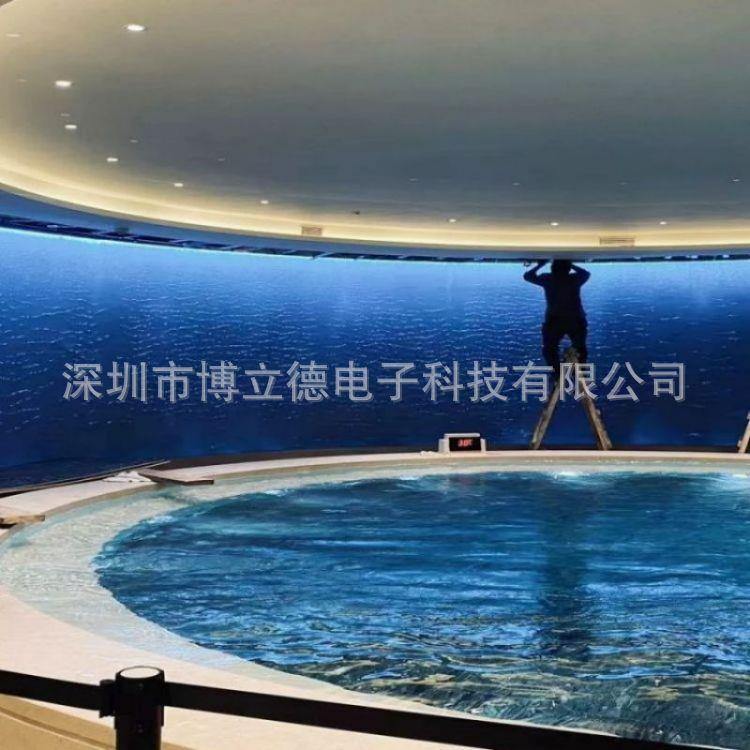 金属网水幕墙隔断景观喷泉钢丝网水幕墙流水屏风装饰室内室外钢网
