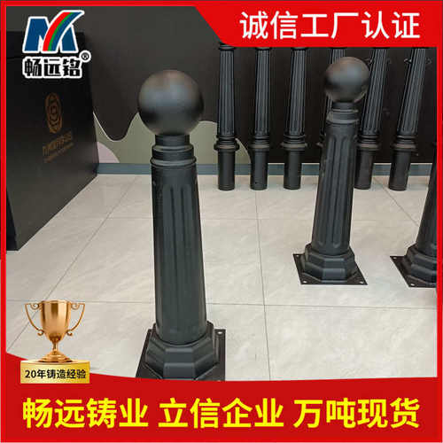 车阻现货供应全球墨铸铁铸铁柱铸铁 立柱柱罗马 罗马车止规格桩