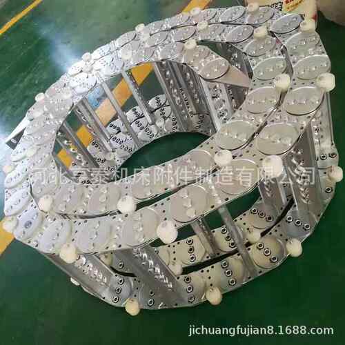 钢铝拖链TL型桥式钢制拖链工程金属履带穿线油管不锈钢坦克链
