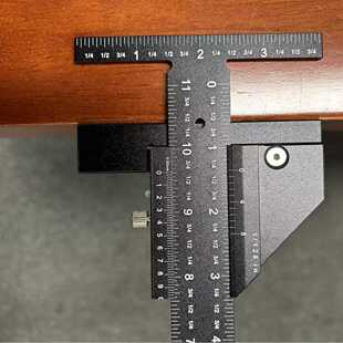 2划80MM木工多功能尺能ORG铝合金T型尺木工划线器卡尺多线功测量