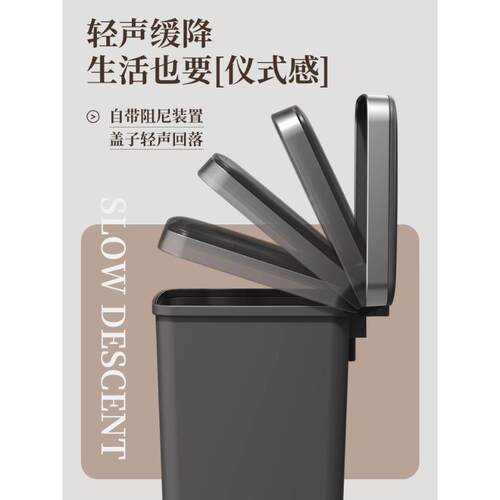 TG5230双垃厨圾桶家用客厅带盖艺脚踏垃圾桶房多尺号寸垃圾桶大大