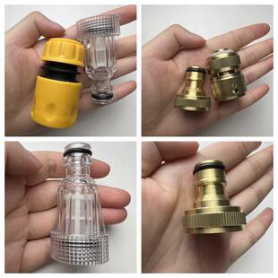 家用高压洗车机配件铜奶嘴进水管过滤器螺母快接头指南车亿力通用