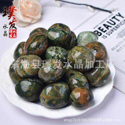 天然雀仔石滚石热带雨林大颗粒打磨石鱼缸石盆栽装饰装潢材料