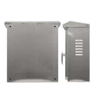 304不锈钢仪表不沾水配电箱 定制双层门配电箱 户外不锈钢配电箱