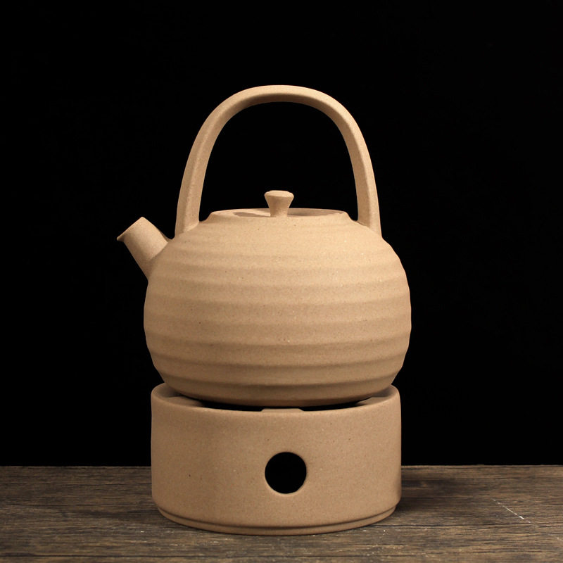 麦饭石陶壶日式提梁壶手工白泥烧水壶煮茶电陶炉炭炉家用陶瓷明火,餐饮具,茶壶,淘宝优惠券,粉丝福利购,淘宝优惠卷