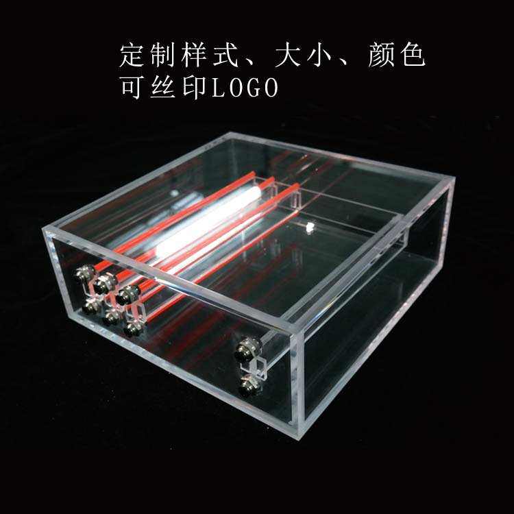 亚克力透明实验装置五面盒机械试验配件有机玻璃实验仪器测试道具