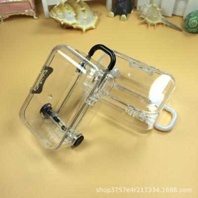 Jewelry storage box small suitcase with a unique and creativ