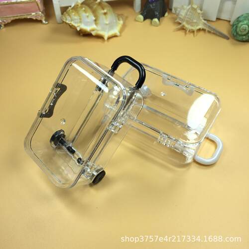Jewelry storage box small suitcase with a unique and creativ