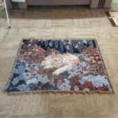 沙发艺术毯毯毯沙发毯棉外贸个性 饰发套铺线毯 位单人盖沙四级装