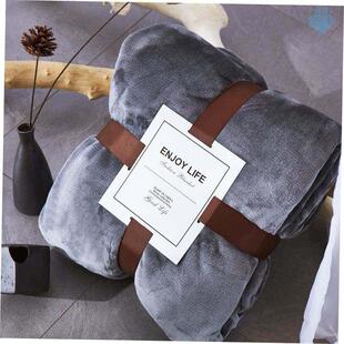 Thick Flannel Coral Fleece 小毛毯 Blanket Knee Plain