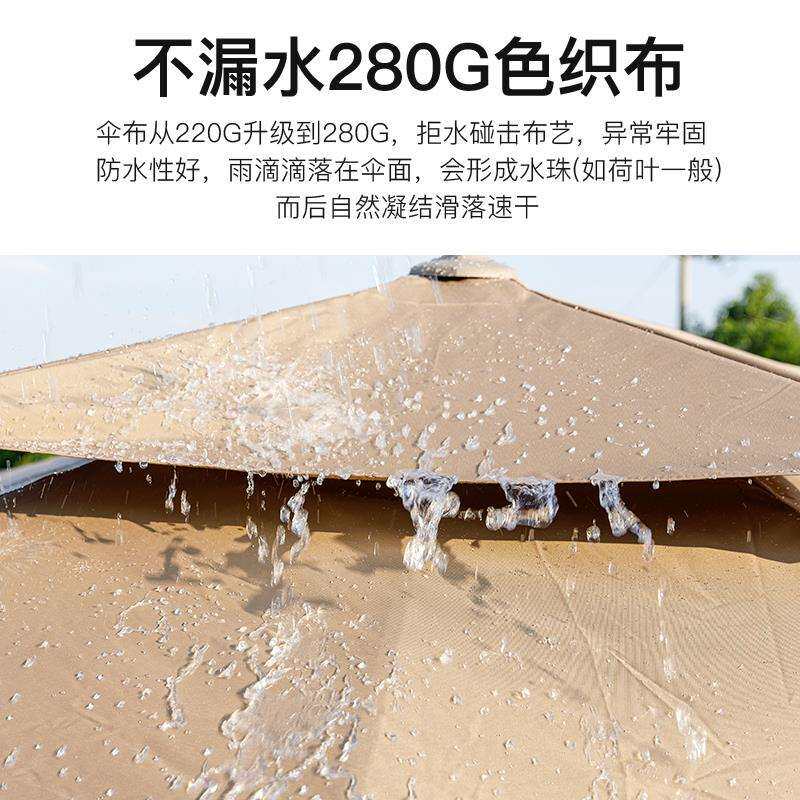 户外遮阳伞庭院罗马伞酒店伞露台大太阳伞双头外摆室门店外遮阳伞