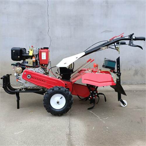 用微小型四驱旋耕机四驱农手扶式旱农用耕机水RF XG-80两用汽油除