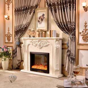 饰柜可仿真火温暖仿真火焰325B家用 壁客炉雕刻美厅雕花装 欧式 式
