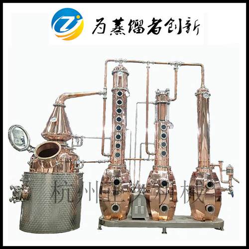 创意酿酒设备300L威士忌白兰地多功能蒸馏器白酒蒸馏设备杭州正久