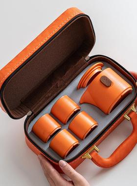 便户外12104旅品行陶瓷茶具收l纳包商务公司企业银行活动礼套携装