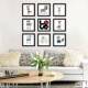 饰创意实木相框 现代简约照片墙9框方形组合工艺品客厅墙壁装 包邮