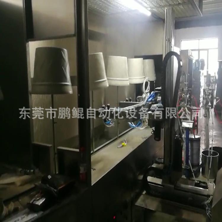 浙江台花PK202409盆喷涂烤一体化涂装设备州烘树脂花盆全自动喷流