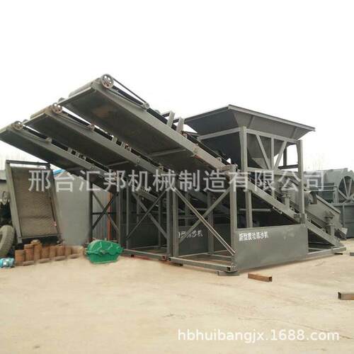 新款80重型震动筛沙机多层振动筛选机30型50型河道筛选机筛土机