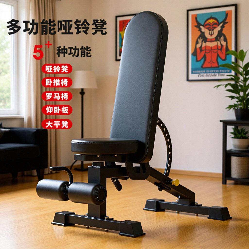 家用仰卧起坐飞鸟凳可调节商用哑铃凳卧推凳健身椅仰卧板健身器材