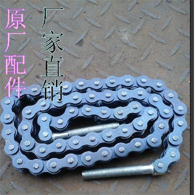 1T2T3吨工业板链手动液压升高车电动堆高叉车油缸配件转向链条