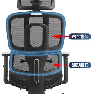 办公椅人体工学舒适靠背网布椅议椅会降669久坐家用学习椅可升电