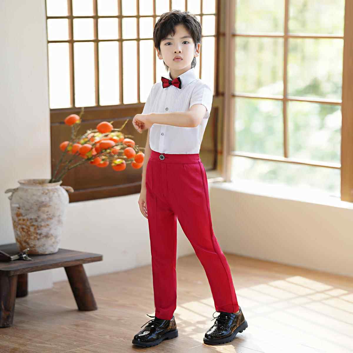 高档儿童合唱诵演出服学生诗歌朗比赛幼小儿男女童中国风园主持人
