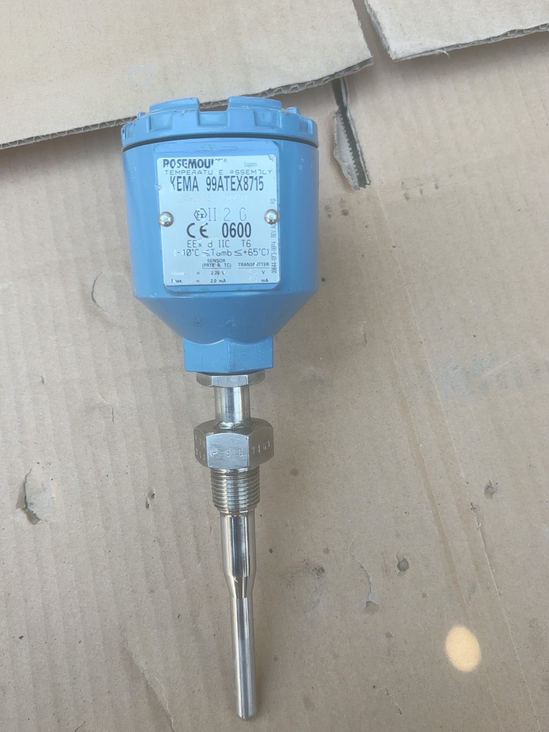 ROSEMOUNT罗斯蒙特 KEMA99ATEX8715，实