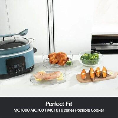 Steaming Rack Stainless Steel Grilling Stand Slow Cooker