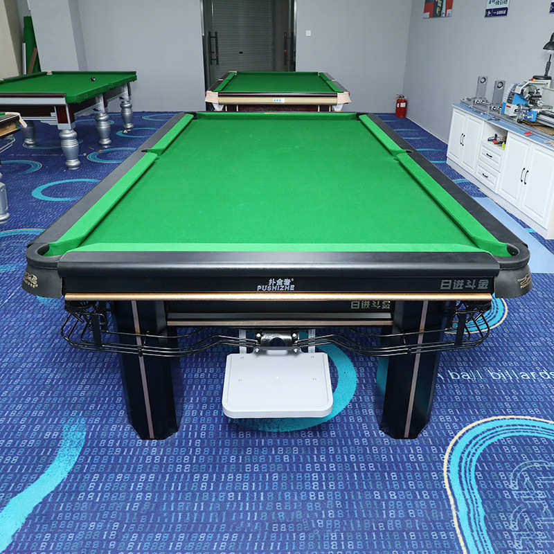 厂家供应扑食者日进斗金台球桌商用台球桌标准型台球桌设备批发