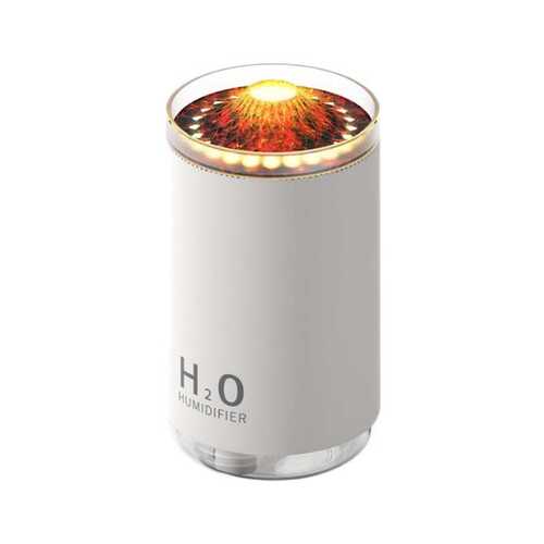 新款多功能火焰香薰机家用桌面氛围灯卧室小型大容量静音加湿器