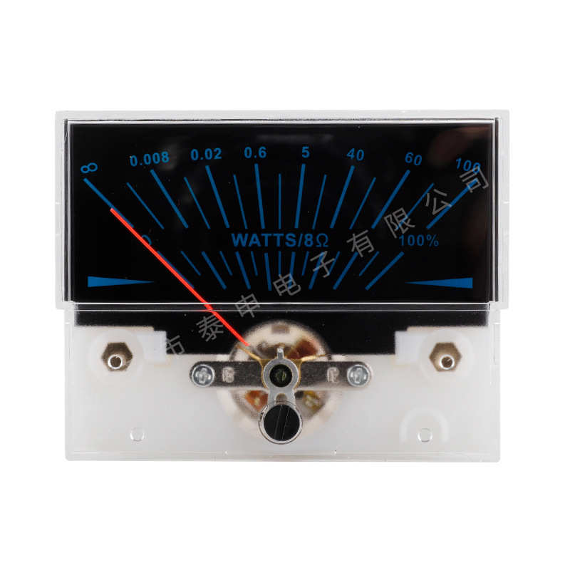 功放表-声压vu功率表73db表头黑底表背光表带调音台tn高精度电平