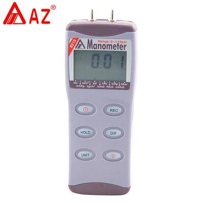 衡欣数显压力计AZ8252/AZ8205/AZ8215/AZ8230/AZ82100手持差压计