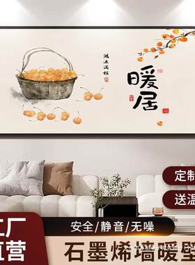 石墨烯取暖器壁挂式电热板墙暖画家用电暖气片新款挂墙壁画电暖器