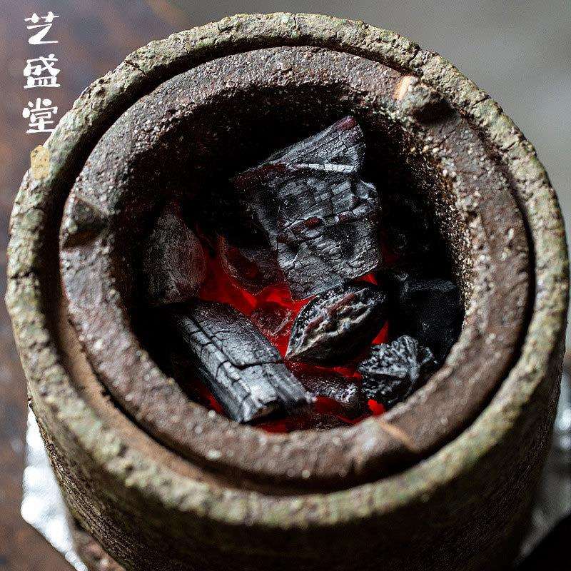 柴烧炭炉复古手工煮茶炉老式工夫茶碳炉风炉木炭烧水炉耐高温火炉