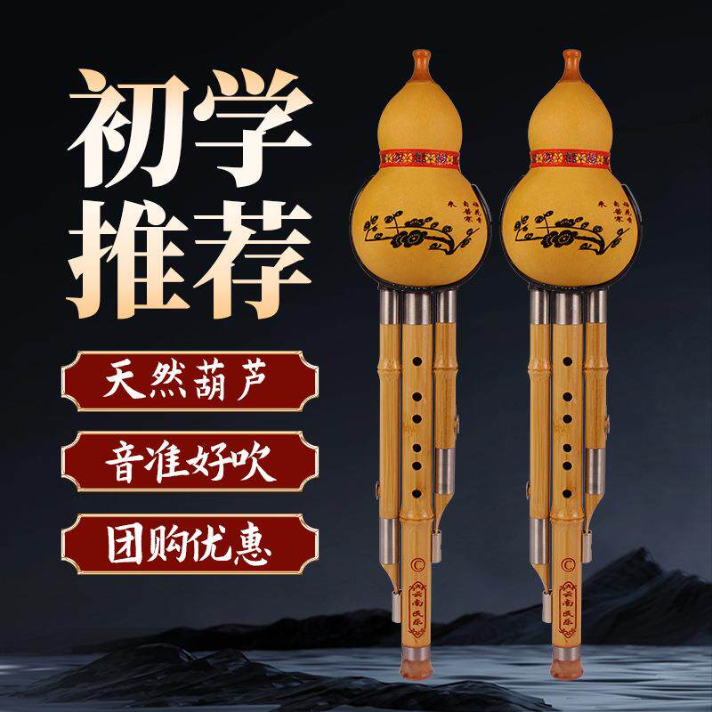 葫芦丝金丝楠竹葫芦丝C调降b调专业葫芦丝儿童成人初学入门葫芦丝
