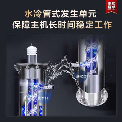 50g氧气源臭氧机200g臭氧发生器食品厂车间消毒杀菌机养殖水处理