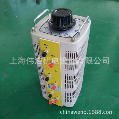 厂家直销三相接触式调压器TSGC2J-15KVA0-430V可调调压器