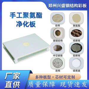 硅岩净化板食品厂无菌车间电子厂机制净化板50mm板吊顶隔墙车间