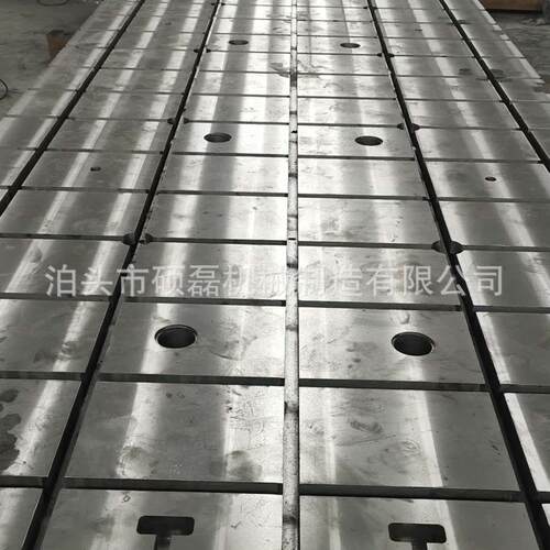 铸铁检验平台T型槽焊接平台装配测量实验平板机床工作台研磨平板