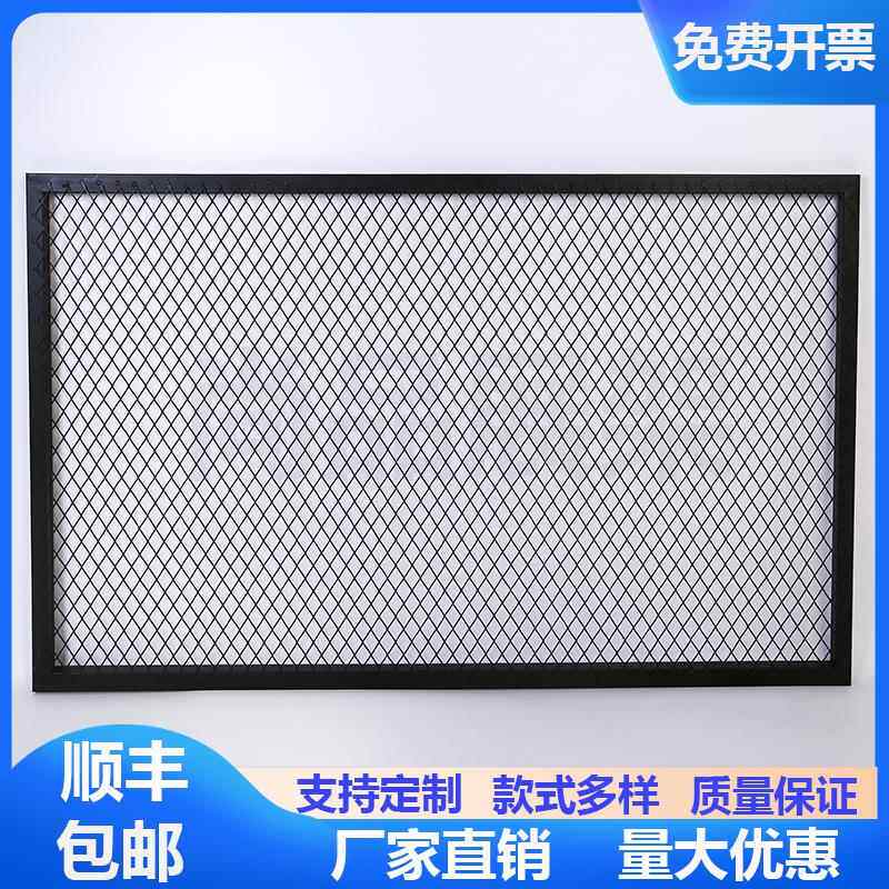 铁丝网格吊顶墙面装饰网片隔断网镂空菱形格网天花铁艺网架定制