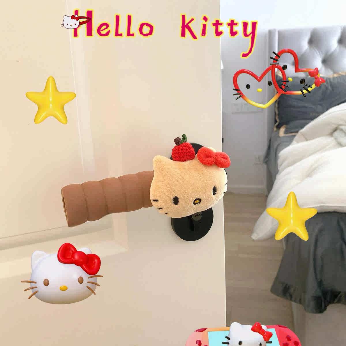 门把手护套可爱水豚防静电儿童防撞保护套装饰房门冬天防冻手把套