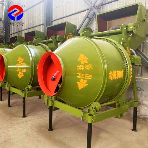 JZC300/320齿圈搅拌机热卖建筑工地水泥爬斗混凝土滚筒式搅拌机