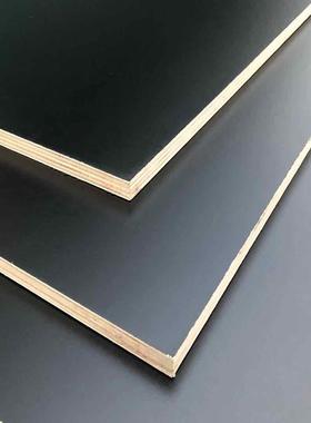 #E0级多层实木免漆生态板纯黑色三聚氰胺板橱柜防水黑橡木板