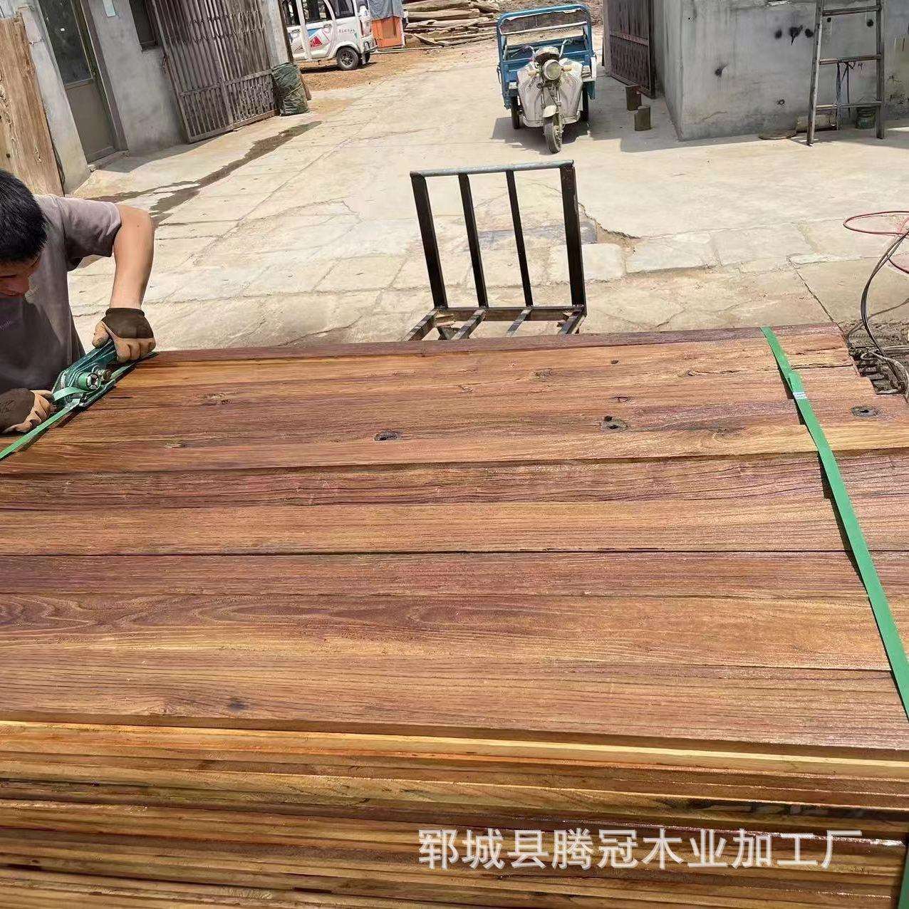 老榆木大板桌老门板实木做旧风格原木吧台餐桌飘窗板书桌面板图片